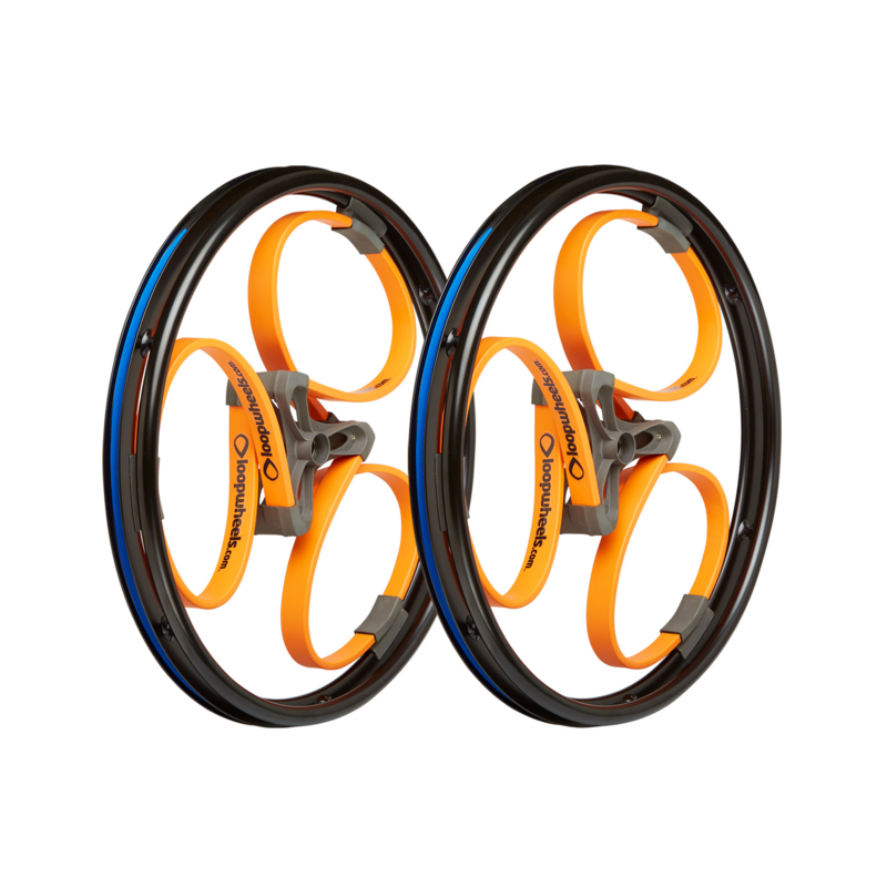 Loopwheels Arancioni logo nero