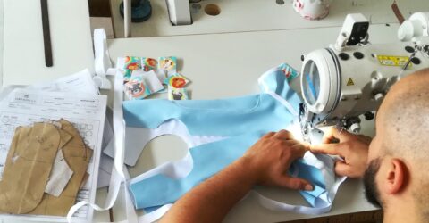 Realizzazione fatta a mano di ortesi Tenso